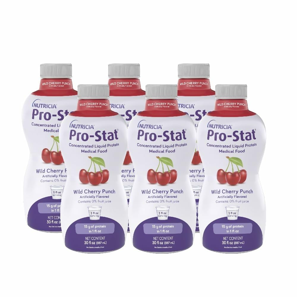 Pro- Stat Koncentrovaný tekutý protein lékařské potraviny - Wild Cherry Punch, 30 Fl Oz láhev (Případ 6)