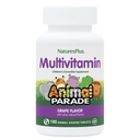 NaturesPlus Animal Parade Children 's Chewable Multivitamin - Grape Flavor - 180 Animal- Shaped Tablety, Balení 2 - Promotes Health & Well- Being - Vegetarian, Gluten Free - 180 Celkové služby