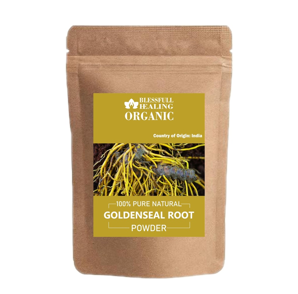 Organic Goldenseal kořenový prášek 100% čisté přírodní 100 Gram / 3.52 oz
