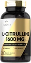 Carlyle L Citrulline Dodatek 124; 1600mg Supplium 124; 200 Práškové kapsle 124; pro muže a ženy 124; Advanced Athlet Formule 124; Non- GMO & Gluten zdarma