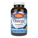 Carlson - Omega Kompletní drahokamy, Omega-3-6-9, Wild Chycen, Udržitelně sourced, Heart Health, Joint Function & Immunical Support, 180 Softgels