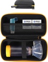 GETGEAR ASTHMA Inhaler Holder případ, Kompaktní a Pevné pouzdro pro Handy Ventolin Inhaler pro dospělé a děti (CAST POUZE) (Black)