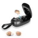 Sluchací pomůcky pro seniory, Dobíjecí naslouchací pomůcky s rušením šumu, Ušní zesilovač 16 Kanály In- Ušní naslouchací pomůcky pro ztrátu sluchu, S Power Display nabíječka.