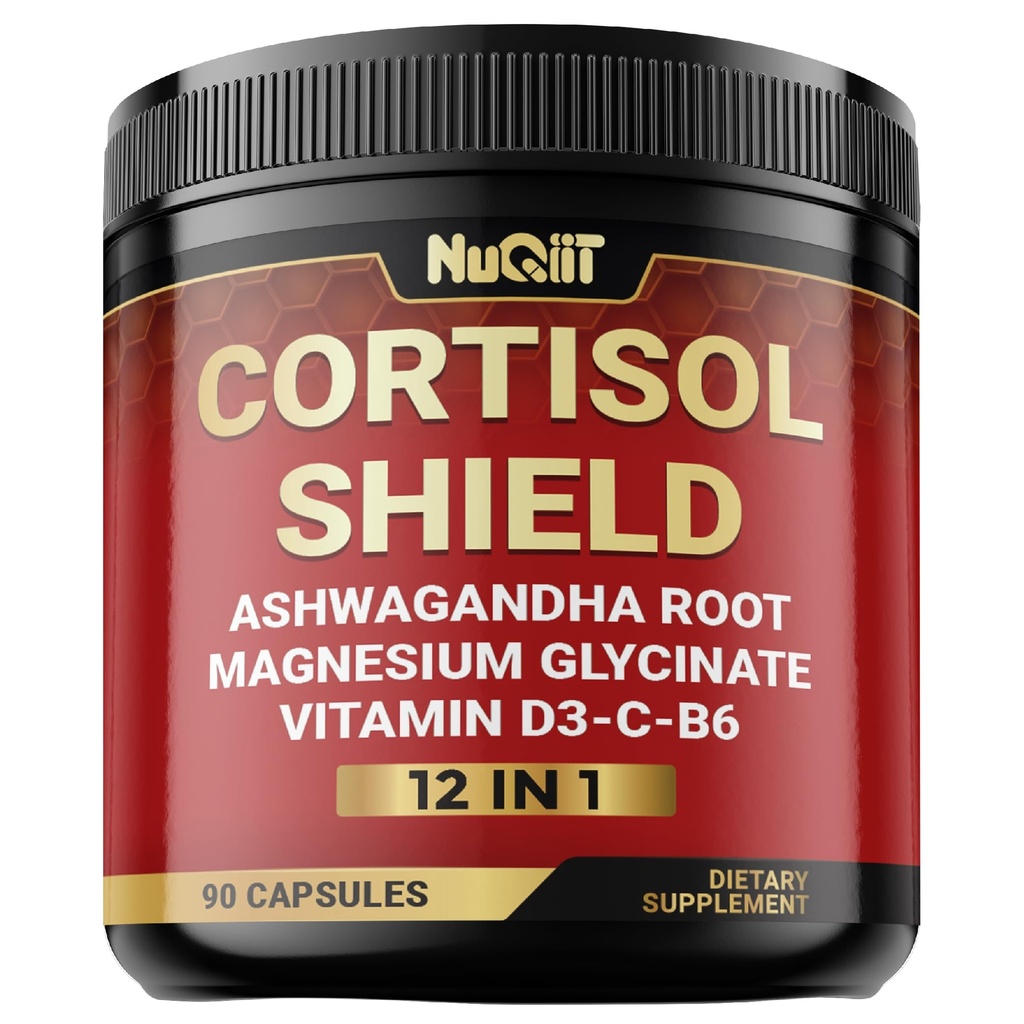 12in1 Cortisol Shield - Ashwagandha a hořčík & 10 Více - 90 Kapsle