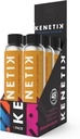 KENETIK Ketone Drink Mix, Exogeneous Ketones Blend, Keto, kofein & cukr zdarma, Vegan dodatek pro čistou energii a duševní soustředění, Káva Alternativní s D-BHB - Ananas Passionfruit Flavor, 6PK