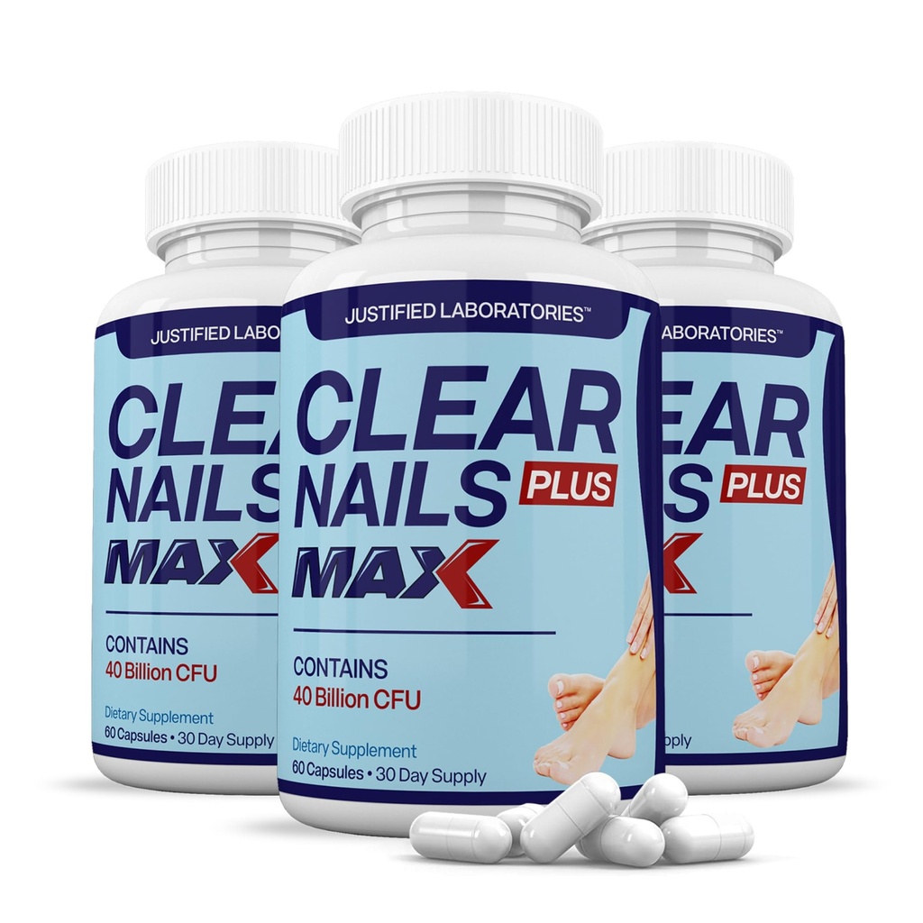Odůvodněné laboratoře (3 balení) Čiré nehty Plus Max pilulky 40 miliard CFU Probiotické podporuje silné zdravé vlasy kůže nehty 180 Kapsle