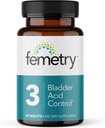 LifeSeasons Femetry Acid Control - Podpora intersticiální cystitidy - Snižte kyselost moči v močové měchýři - Eases Flares Způsobený jídlem nebo pitím Acidic Foods - 60 Tablety