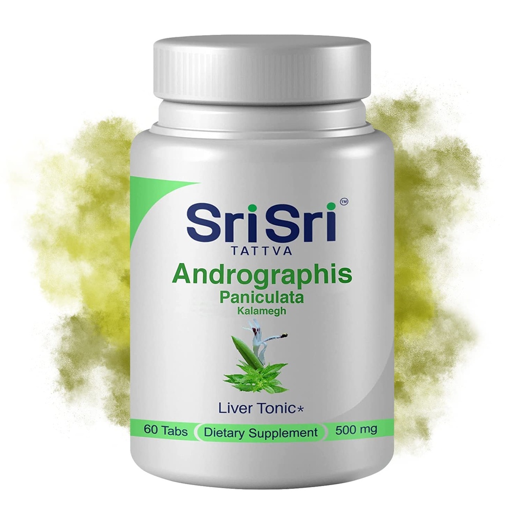 Andrographis Paniculata doplňky - 60 tablet Herbals na bázi rostlin Respirační Wellness - Imunitní síla Rezorativní Andrographis tablety - 500 Mg Organic Green Chiretta Herb