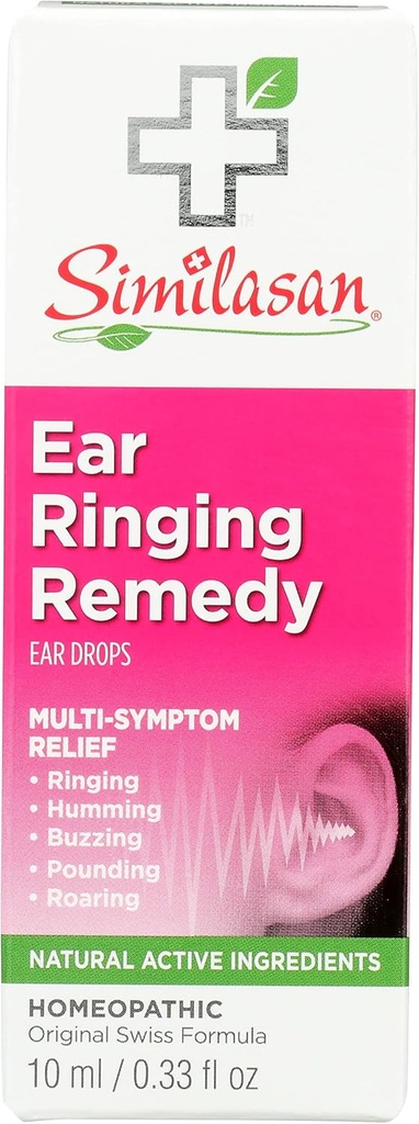 Absasan Ušní Ringing Remedy Ušní kapky, přírodní, 0.33 Fluid Ounce