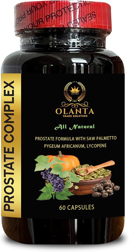 Generický komplex prostaty všechny přírodní - Saw Palmetto, Prostate Wellness, Nutriční podpora prostaty, Doplněk Prostate pilulky, Prostate doplňky pro muže nad 50-1 láhev