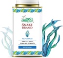 Snake Brand Pružné Tepelné Chlazení Prášek pro každodenní použití - Anti- Chafing, Útlum proti vyrážce, Ocean Fresh Kelp Scent (4.9 Oz / 140g)