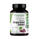 EMERALD LABS European Grape Seed Extract - Antioxidant & Imunitation Support Supplementary - Podporuje zdravý krevní tok - 90 Zeleninové kapsle (90- Day Supply)
