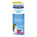 Mucinex Children 's Multi- Symptom Cold Relief Liquid- Relieves Stuffy Nose, Chest Congestion, Cough & Mucus, Expectorant & Cough Conpressant with Dextromethorphan, Guaifenesin, Fenylefrin, 4 oz.