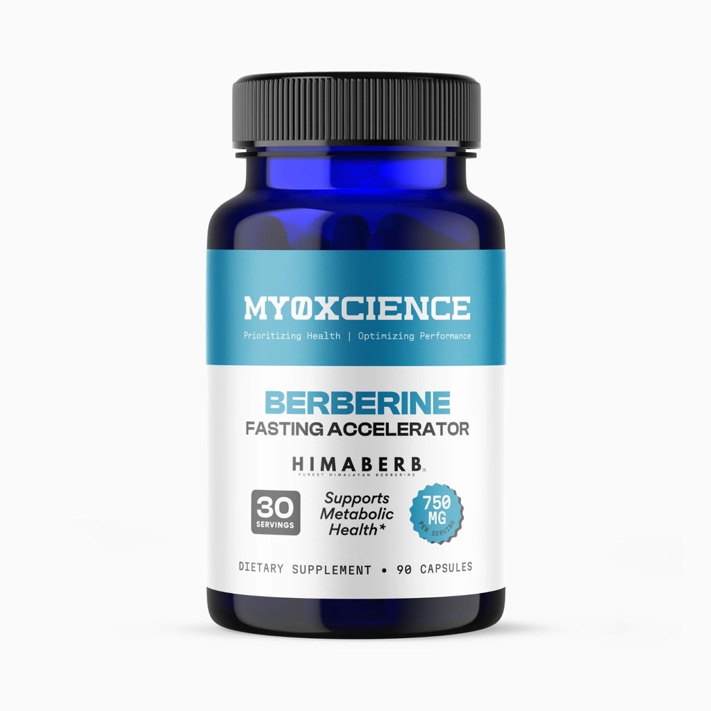 MyoXCIENCE Berberine Fasting Accelerator PHAR124; Himaberb Berberine HCL s ALA (kyselina alfa-lipoová) a Biotin (90 tobolek)