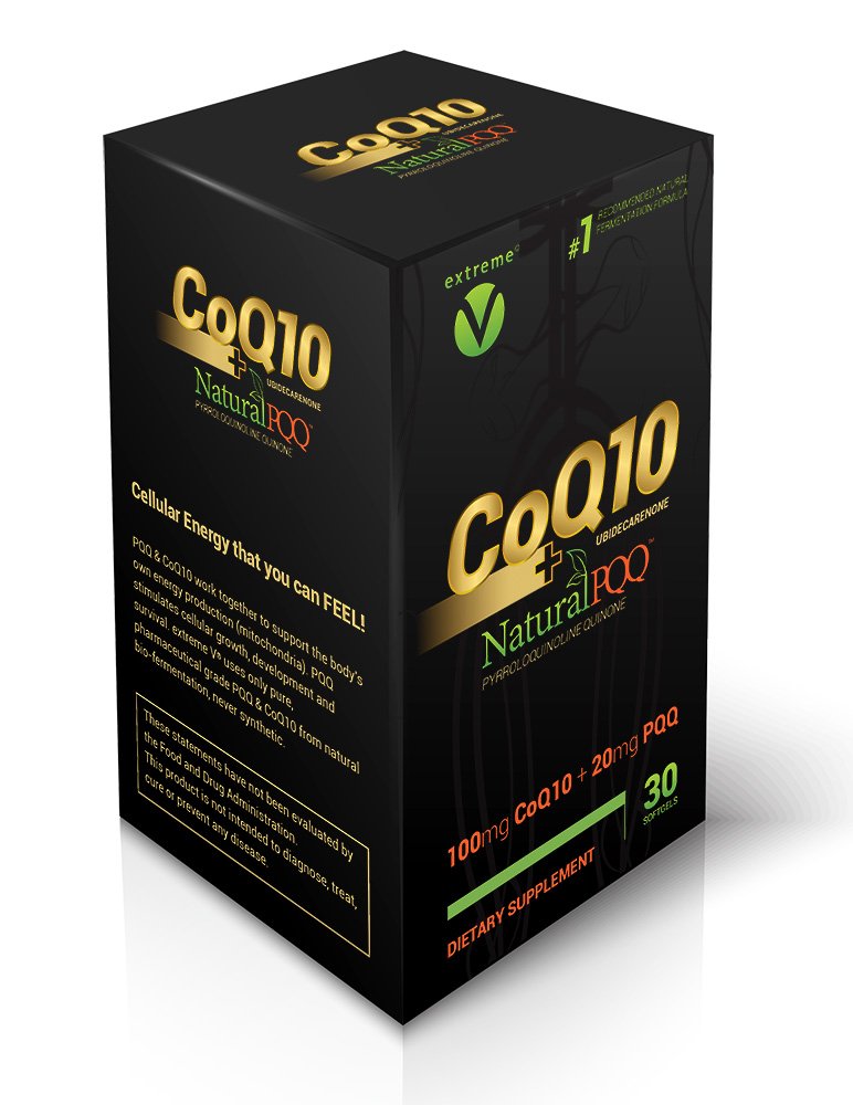 CoQ10 QQ - CoQ10 s přírodními PQQ - Vegetariánské ponožky