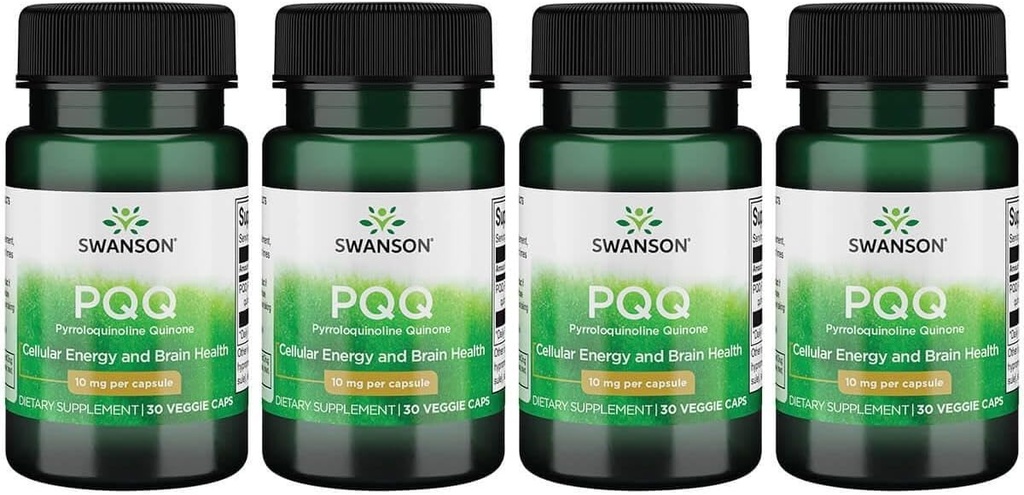 Swanson Pqq Pyrrolochinolin Quinone 10 mg 30 Vegan Caps (4 balení)