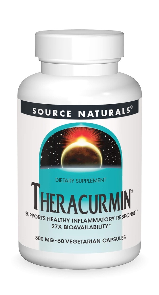 Zdroj Naturals Theracurmin, podporuje zdravou zánětlivou odpověď *, 300 mg - 60 Vegetariánských tobolek