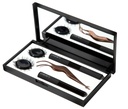 Lašify Control Kit - Kompletní DIY Eye Lash Starter Set - Curl Gossamer Black 10mm, 12mm, Black Travel Case, Control Wand