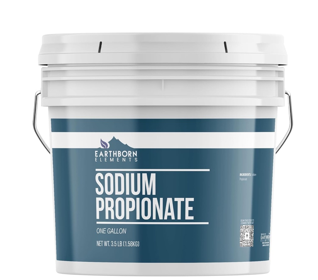 Pozemšťané prvky Propionát sodíku, 1 gallon, třída potravin, potravinářská přídatná látka