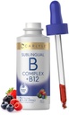 Carlyle Sublingual vitamin B Complex 124; s B12 cd 124; 2 Fl Oz cd 124; Berry Flavor cd 124; Vegetarian, Non- GMO, a gluten zdarma dodatek