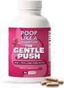 Poop Like a Champion Zácpa Relief Kapsle - Acai, Psyllium Husk, Ginger Root, Chlorella, Prebiotic Blend, 60 Kapsle, Podporuje Bowel Hnutí, Promotes Gut Zdravotní dodatek