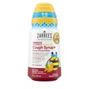Zarbee 's Children' s Daytime All- in- One Med Cough Syrup + Mucus, Throat & Nasal for Kids 6-12 + Dark Honey, Ivy Leaf Extract, Zinc Turmeric Root, & B-Vitamins, Drug-Free, Grape, 4 fl oz