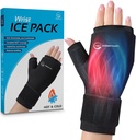 Wrist Ice Pack Wrap - Hot and Cold Gel Thumb & Hand Ice Pack Glove for Artritis Relief 124; Microwavable & Mrazicí Safe, Dual Therapy for Carpal Tunnel, Tendonitis, Otok, Cílená úleva pro ruce