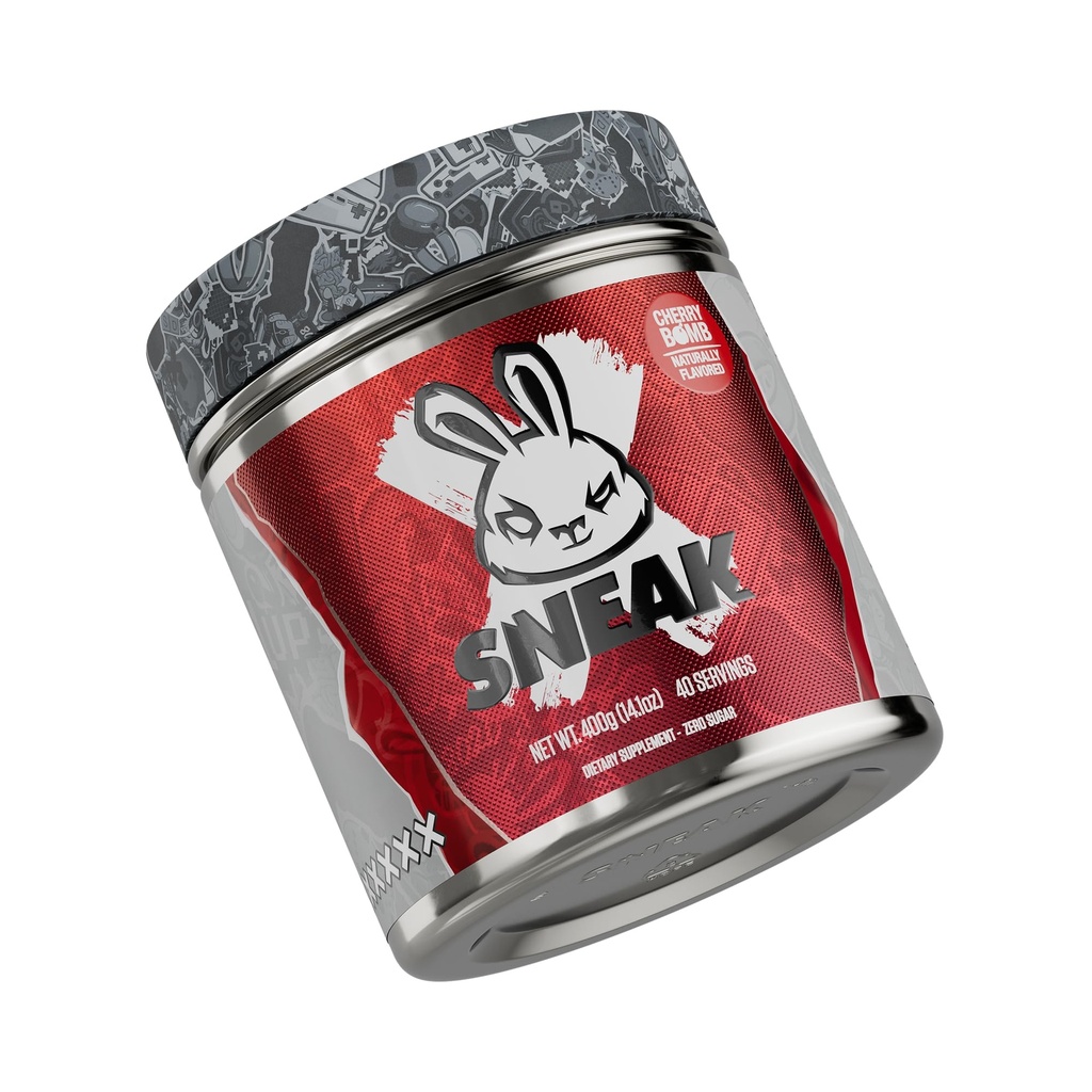 SNEAK Energy Drink Powder 124; Cherry Bomb 124; No Sugar. Žádné Nasties. Jen přírodní kofein, Focus- zvýšení nootropics credi124; 40 Služeb