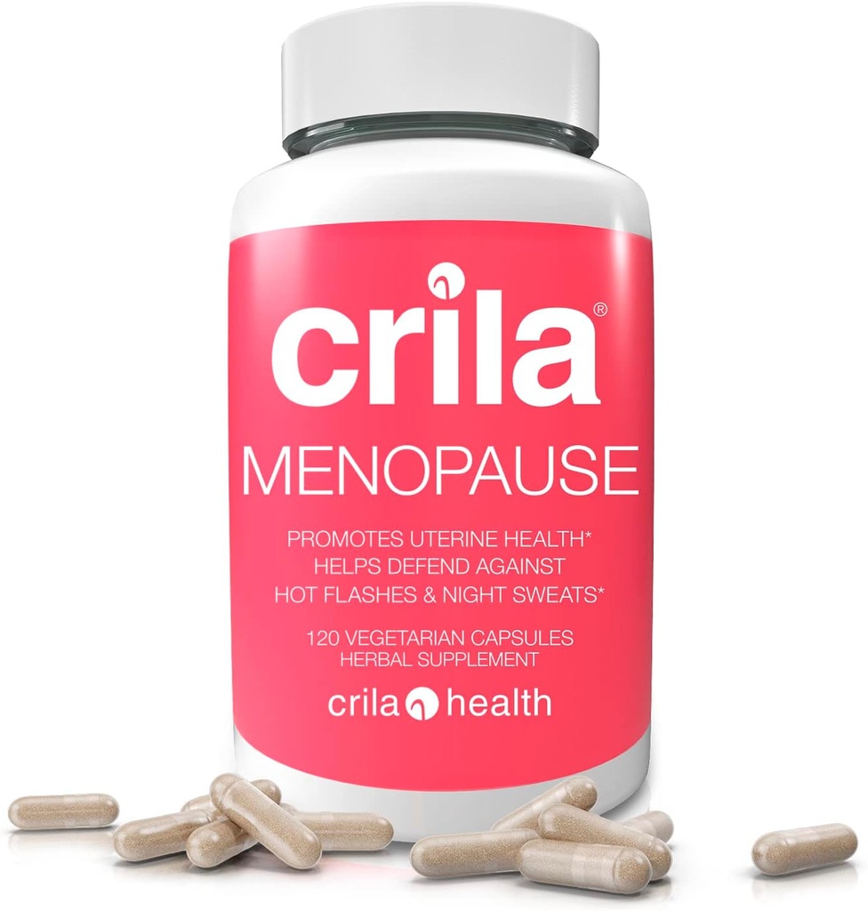 Hot Flash, Mood Swings, a Menopauze Hormon Podpora CRILA I 2 Měsíční dodávky 124; Noční pocení & horké záblesky Menopauza Relief doplňky 124; Estrogen náhrada pro ženy, přírodní doplněk pilulky