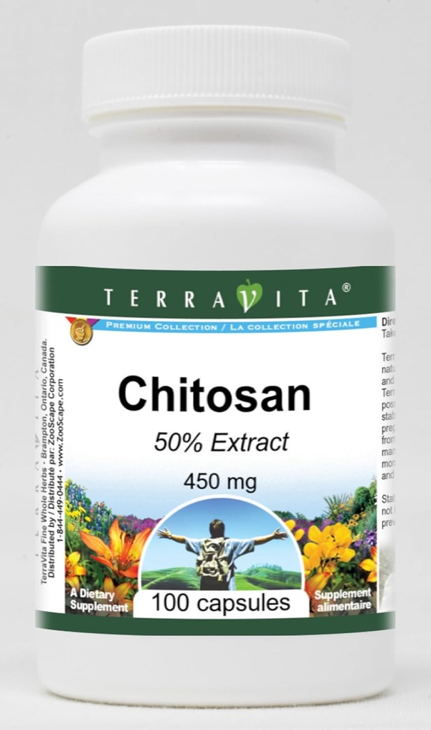 Chitosan 50% - 450 mg (100 tobolek, ZIN: 519711)