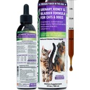 Kočka a pes Nutriční Trakt Léčba, močová měchýř & Ledviny Podpora pro psy a kočky, Výkonný, ale něžný Pet Care, s tekutou brusinkou & Glucosamine, kuřecí flavor, 6 oz láhev, 1 balení