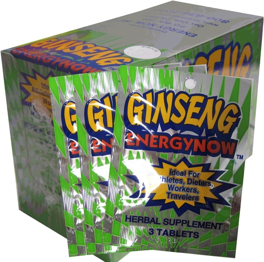 Ginseng Energy Now, 3 karty Balení, 24 Počet (Balení po 1)