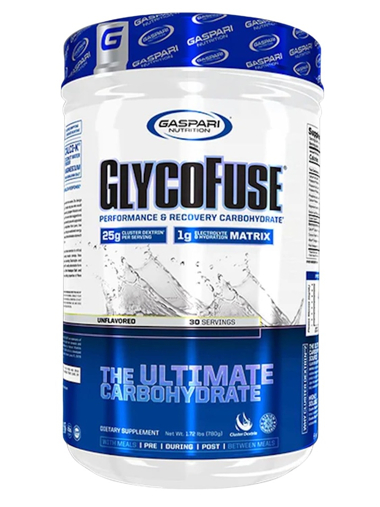 Gaspari Nutrition Glykofusion: Performance and Recovery Carbohydrát, 25g Cluster Dextrin a 1g Electrolyte and Hydration Matrix (30 Služeb, bez příchutí)