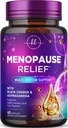 Menopauza Doplňky pro ženy s Black Cohosh - Přírodní, Mírný Hot Flash, Noční pocení & Hormon Podpora, Menopauza Relief s Dong Quai, Energie & Balance, Non- GMO & Gluten zdarma - 60 Kapsle