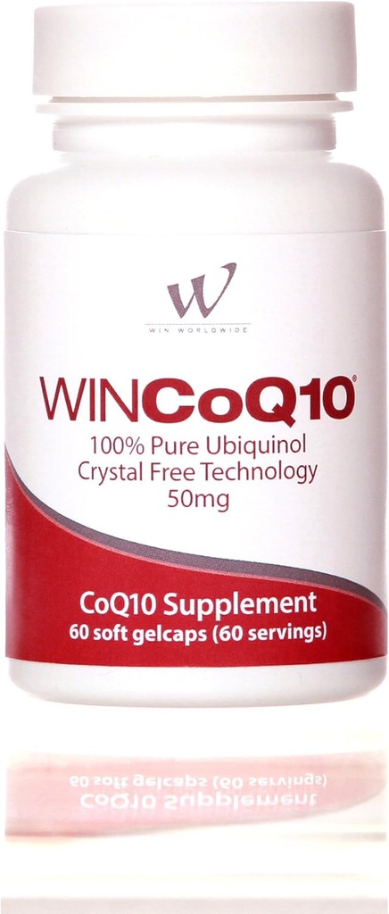 Vyhrajte CoQ10 čistý Ubiquinol 50 Mg, 60 Služeb