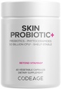 Codeage kůže Probiotika + Prebiotika - Péče o pleť Rutinní dodatek - 50 Miliardy CFU - Ayurvedic Botanická Byliny - Face Probiotika - Stabilní čistič, Non- GMO, Vegan - 60 Kapsle