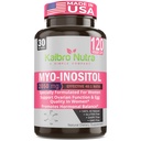 Kaibro Nutra Myo-Inositol dodatek, Myo-Inositol & D- Chiro Inositol 40: 1 Poměr, Hormonová rovnováha a ovariální podpora žen s vitaminem B8, 2050mg, Vegan, Non- GMO kapsle 120 Počet