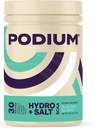 Nutriční pódium, Instantizovaný BCAA prášek, Hydro a sůl, Blue Razz Slushie, 30 Servings, Electrolytes, Hydration, Recovery