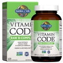 Zahrada života vitamin B Komplex, 120 Vegan Kapsle, High potency Vitamíny pro energii a metabolismus s B6, Folát & B12 jako methylkobalamin Plus Probiotika