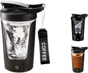 Electric Protein Shaker Lahvička, Přenosný Mixer Cup, USB C dobíjecí, BPA-Free Tritan, 450ml / 16oz, 500mAh, pro hladké třepání