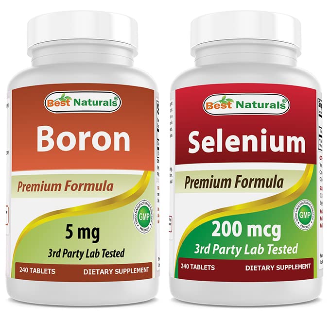 Boron 5 mg & Selen 200 mcg