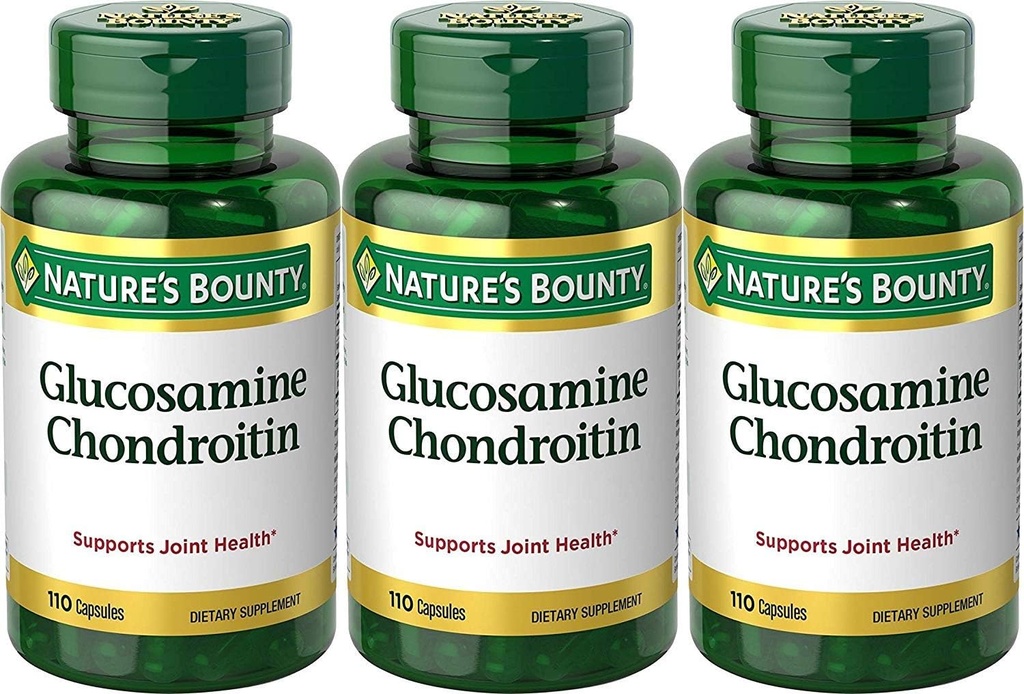 Příroda 's Bounty Glucosamine Chondroitin Complex, 110 Počet (balení po 3)