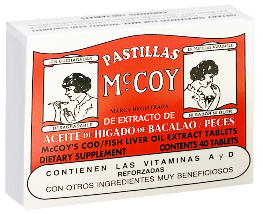 Mccoy Cod / Rybí tuk Extract Tablety 40