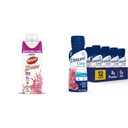 BOOST Breeze Čirý nutriční nápoj, 9g protein, 250 Nutrient- bohaté kalorií, Wild Berry, 8 fl oz & Security Liquid Clear Nutrition Drink, 0g tuku, 8g bílkovin, borůvkový pomegranát, 10 Fl Oz