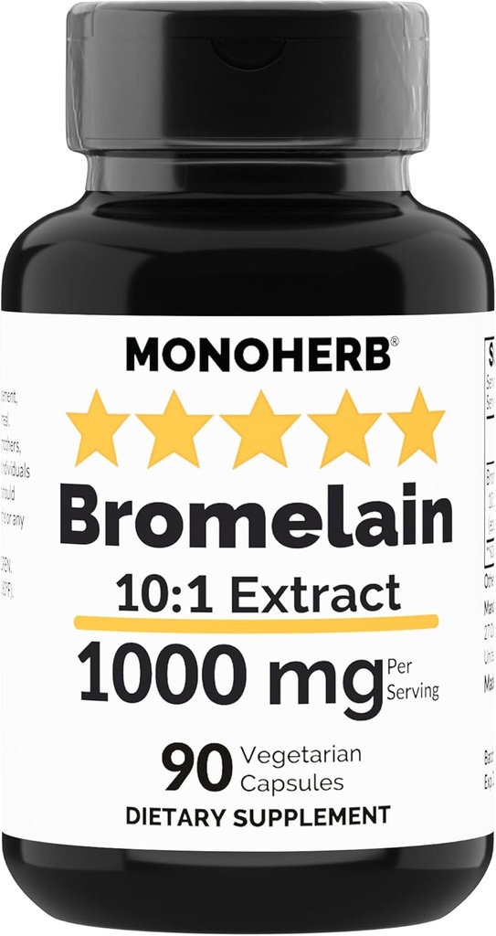 MONOHERB Bromelain Extract 1000 mg - 90 Vegetariánských tobolek