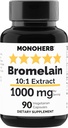 MONOHERB Bromelain Extract 1000 mg - 90 Vegetariánských tobolek
