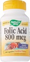 Cesta přírody kyselina listová - 800 mcg - 100 Kapsle, 100 Počet