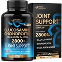 Glucosamine Chondroitin MSM Kolagen 124; FSA HSA Způsobilé 124; Společná podpora Dodatek 2800 mg Př