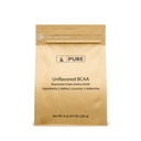 Čisté původní ingredience Neochucené Instantized BCAA (8oz) Prášek, Esenciální aminokyseliny s rozvětveným řetězcem, dodatek